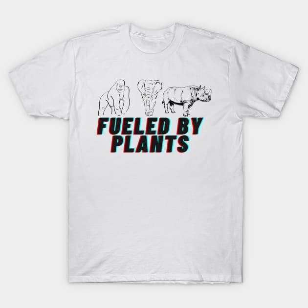 Fueled By Plants T-Shirt by Whitelaw Tees